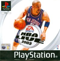 NBA Live 2003 PAL Playstation PAL box art